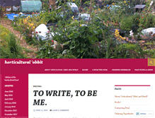 Tablet Screenshot of horticulturalhobbit.com